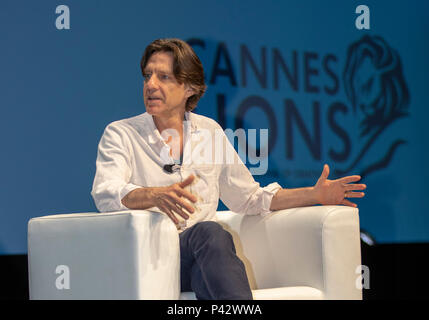 Cannes, France, 20 juin 2018, James Marsh, directeur, Pulse Films, assister au Festival de Cannes - Festival International de la créativité © ifnm / Alamy Live News Banque D'Images