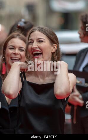 Edinburgh, Royaume-Uni. 20 juin 2018. L'Edinburgh International Film Festival Soirée d'ouverture Premiere dispose le film Puzzle. Réalisé par Marc Turtletaub il étoiles Kelly Macdonald et Shah Rukh Khan. Crédit photo : Kelly Macdonald : Riche de Dyson/Alamy Live News Banque D'Images