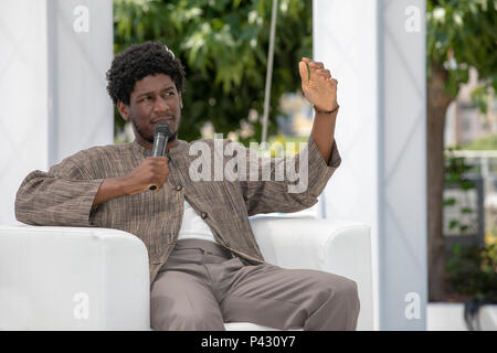 Cannes, France, 20 juin 2018, Glen Cook, chanteur, auteur-compositeur, producteur, interprète, Sony Music, assister à la festival de Cannes Lions Festival International de créativité - © ifnm / Alamy Live News Banque D'Images