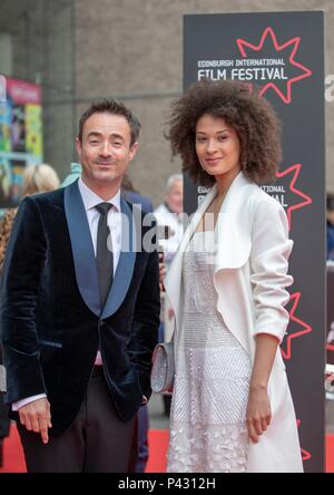 Edinburgh, Royaume-Uni. 20 juin 2018. L'Edinburgh International Film Festival Soirée d'ouverture Premiere dispose le film Puzzle. Réalisé par Marc Turtletaub il étoiles Kelly Macdonald et Shah Rukh Khan. Crédit photo : Joe McFadden : Riche de Dyson/Alamy Live News Banque D'Images