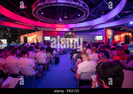 Cannes, France, 20 juin 2018, les Lions de Cannes Lions au stade vedette Festival - Festival International de la créativité © ifnm / Alamy Live News Banque D'Images