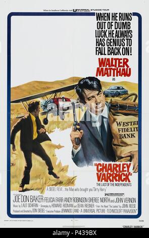 Titre original : CHARLEY VARRICK. Titre en anglais : CHARLEY VARRICK. Film Réalisateur : Don Siegel. Année : 1973. Credit : UNIVERSAL PICTURES / Album Banque D'Images