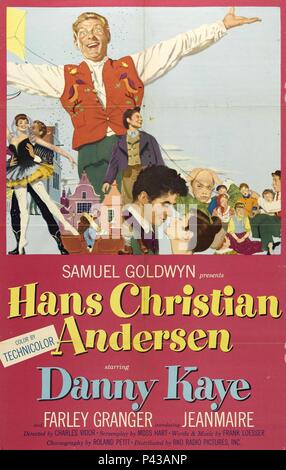 Titre original : Hans Christian ANDERSEN. Titre en anglais : Hans Christian ANDERSEN. Directeur : CHARLES VIDOR Film. Année : 1952. Credit : RKO / Album Banque D'Images