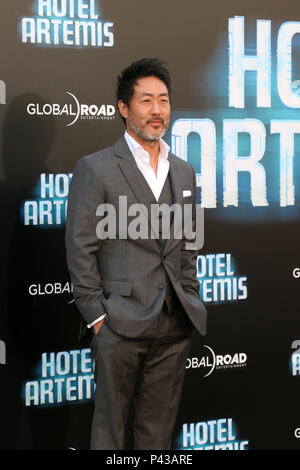 'Hôtel Artemis' première au théâtre Bruin le 19 mai 2018 à Westwood, CA comprend : Kenneth Choi Où : Westwood, California, United States Quand : 20 mai 2018 Credit : Nicky Nelson/WENN.com Banque D'Images