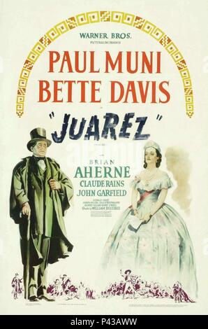 Titre original : JUAREZ. Titre en anglais : JUAREZ. Film Réalisateur : William DIETERLE. Année : 1939. Credit : Warner Brothers / Album Banque D'Images