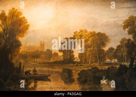 Peinture de Eton par JWM Turner Banque D'Images