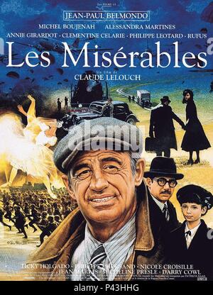 Titre original : LES MISÉRABLES. Titre en anglais : LES MISÉRABLES. Directeur de film : Claude Lelouch. Année : 1995. Crédit : LES FILMS 13 / Album Banque D'Images
