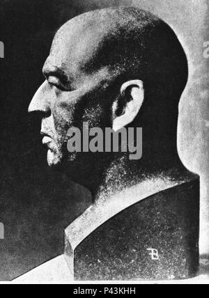 OSWALD SPENGLER 1880-1936. Emplacement : BIBLIOTECA NACIONAL-COLECCION, MADRID, ESPAGNE. Banque D'Images