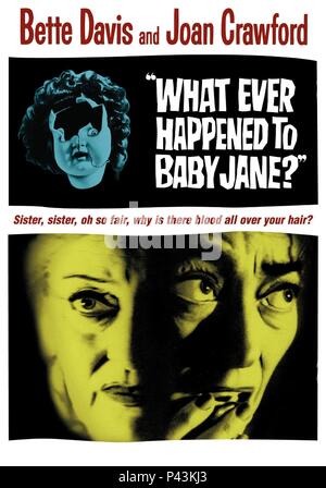 Titre original : Qu'est-il arrivé à Baby Jane ?. Titre en anglais : Qu'est-il arrivé à Baby Jane ?. Film Réalisateur : ROBERT ALDRICH. Année : 1962. Credit : Warner Brothers / Album Banque D'Images