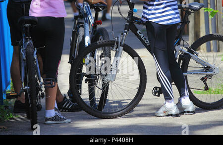 Ciclofaixa do Parque da Jaqueira em Recife Recife/PE, Brasil 12/10/2013. Foto : Carlos Ezequiel Vannoni / Fotoarena Banque D'Images