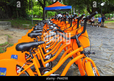 Ciclofaixa do Parque da Jaqueira em Recife Recife/PE, Brasil 12/10/2013. Foto : Carlos Ezequiel Vannoni / Fotoarena Banque D'Images