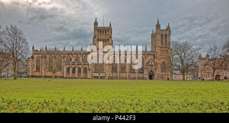 La cathédrale de Bristol, Bristol, Angleterre, Royaume-Uni. (HDR) Banque D'Images