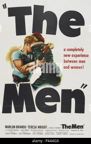 Titre original : les hommes. Titre en anglais : les hommes. Directeur de film : FRED ZINNEMANN. Année : 1950. Credit : United Artists / Album Banque D'Images