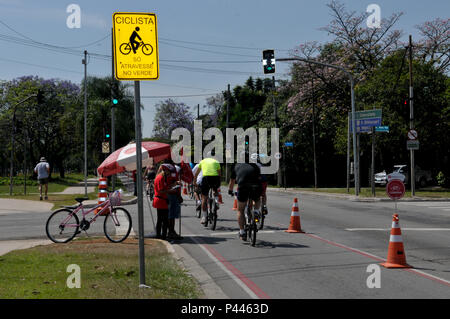 Placa de Transito - Durante. Sinalização SÃO PAULO/SP, Brasil 06/11/2013. (Foto : Fábio Guinalz Fotoarena /) Banque D'Images