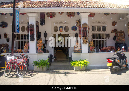 Boutique de souvenirs, forteresse de Galle, Sri Lanka Banque D'Images