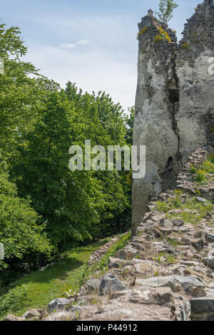 Ruines du château de saris près de Presov en Slovaquie Banque D'Images