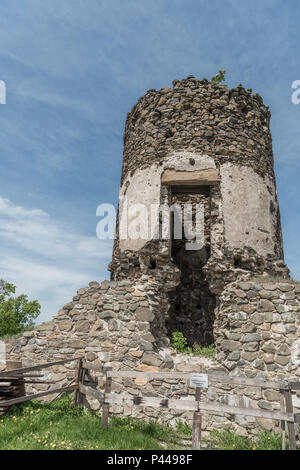 Ruines du château de saris près de Presov en Slovaquie Banque D'Images