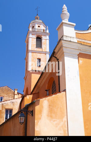 Cathédrale de Notre Dame de l'Assomption. Ajaccio, Corse, France. Photo verticale Banque D'Images
