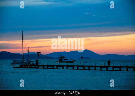 La Fim de tarde pas de Jurerê Internacional, Bairro de Florianópolis, conhecido por grandes mansões e gente, condomínios famosa. FLORIANOPOLIS/SC, Brasil 16/06/2014. (Foto : Cadu Rolim / Fotoarena) Banque D'Images