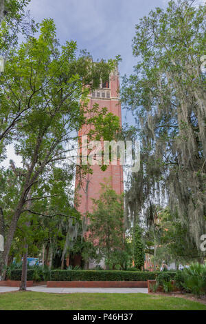 Tour du xve siècle à l'Université de Floride le 12 septembre 2016 à Gainesville, Floride. Banque D'Images