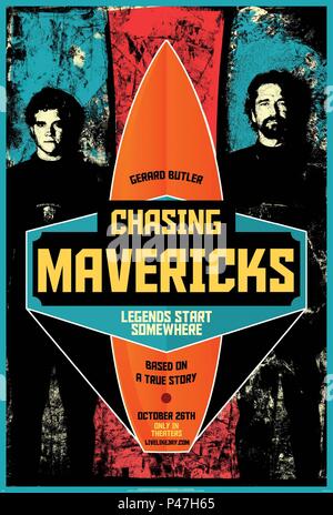 Titre original : CHASING MAVERICKS. Titre en anglais : CHASING MAVERICKS. Film Réalisateur : Michael Apted ; CURTIS HANSON. Année : 2012. Credit : FOX 2000 PICTURES / Album Banque D'Images