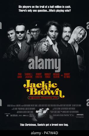 Titre original : JACKIE BROWN. Titre en anglais : JACKIE BROWN. Film Réalisateur : Quentin Tarantino. Année : 1997. Credit : MIRAMAX / Album Banque D'Images