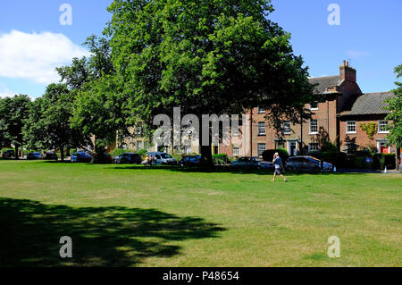 Le buttlands park area, wells-next-the-Sea, North Norfolk, Angleterre Banque D'Images