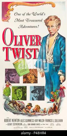 Titre original : OLIVER TWIST. Titre en anglais : OLIVER TWIST. Directeur du film : David Lean. Année : 1948. Credit : CINEGUILD/GRADE / Album Banque D'Images