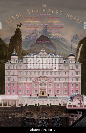 Titre original : THE GRAND BUDAPEST HOTEL. Titre en anglais : THE GRAND BUDAPEST HOTEL. Film Réalisateur : WES ANDERSON. Année : 2014. Crédit : AMERICAN INDIAN PAINTBRUSH EMPIRIQUE/Images/Scott Rudin PR / Album Banque D'Images