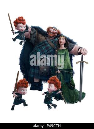 Titre original : Brave. Titre en anglais : Brave. Directeur de film : BRENDA CHAPMAN ; Mark Andrews. Année : 2012. Credit : Pixar Animation Studios/WALT DISNEY PICTURES / Album Banque D'Images