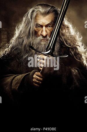 Titre du film original, le Hobbit : la désolation de SMAUG :. Titre en anglais : Le Hobbit, la désolation de SMAUG :. Directeur de film : PETER JACKSON. Année : 2013. Stars : IAN MCKELLEN. Credit : Metro Goldwyn Mayer / Album Banque D'Images