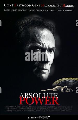 Titre original : le pouvoir absolu. Titre en anglais : le pouvoir absolu. Film Réalisateur : CLINT EASTWOOD. Année : 1997. Credit : Castle Rock Entertainment / Album Banque D'Images