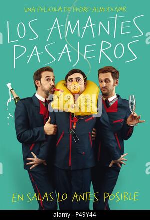 Titre original : Los Amantes PASAJEROS. Titre en anglais : Je suis tellement excité. Directeur de film : Pedro Almodovar. Année : 2013. Credit : EL DESEO S.A. / Album Banque D'Images