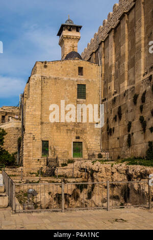 Tombeau des Patriarches, à Hébron, en Cisjordanie, en Palestine Banque D'Images