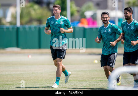 Mario Gomez à la ges/réchauffement de la Coupe du Monde 2018 Football/Russie : Sotchi, 21.06.2018 Formation DFB/GES/soccer/football Worldcup 2018 Russie : DFB Pratique, Sochi, 21 juin 2018 | dans le monde entier Banque D'Images