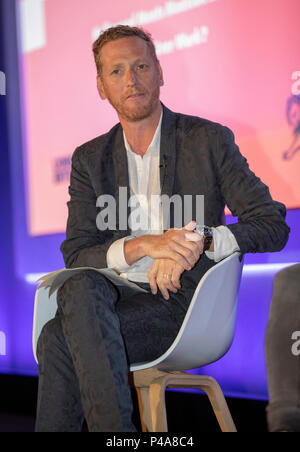 Cannes, France, 21 juin 2018, Brian Klugman, chef d'assister à l'Blk-Ops créatifs Festival de Cannes Lions Festival International de créativité - © ifnm / Alamy Live News Banque D'Images