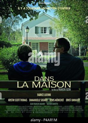 Titre original : DANS LA MAISON. Titre en anglais : DANS LA CHAMBRE. Film Réalisateur : François Ozon. Année : 2012. Credit : MANDARIN FILMS / Album Banque D'Images