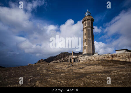 Le Portugal, Açores, île de Faial Capelinhos, Capelinhos, éruption volcanique, Site phare Banque D'Images