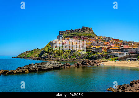 Italie Sardaigne Castelsardo Anglona, vue, Banque D'Images