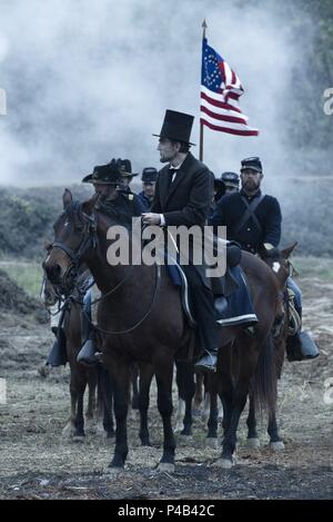 Titre original : LINCOLN. Titre en anglais : LINCOLN. Film Réalisateur : Steven Spielberg. Année : 2012. Stars : DANIEL DAY-LEWIS. Credit : Amblin Entertainment / Album Banque D'Images