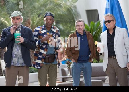 Titre du film original : LAST VEGAS. Titre en anglais : LAST VEGAS. Réalisateur : Jon TURTELTAUB Film. Année : 2013. Stars : MICHAEL DOUGLAS ; Morgan Freeman ; Robert De Niro, Kevin Kline. Credit : CBS FILMS / Album Banque D'Images