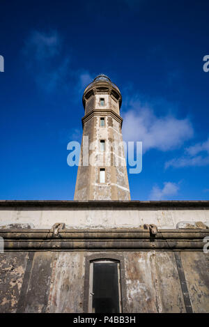 Le Portugal, Açores, île de Faial Capelinhos, Capelinhos, éruption volcanique, Site phare Banque D'Images