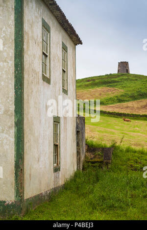 Le Portugal, Açores, l'île de Santa Maria, Terca, ferme Banque D'Images