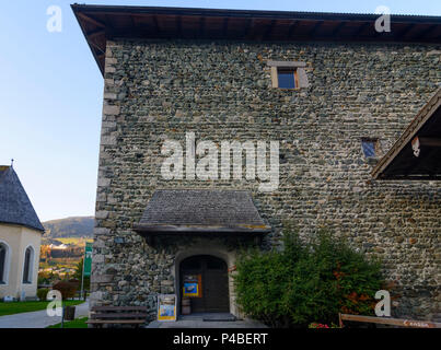 Mittersill, tour Felberturm, Tyrol, Salzbourg, Autriche Banque D'Images