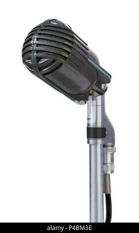 Microphone Shure 708 vintage Banque D'Images
