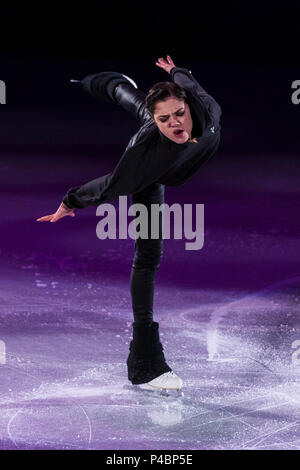 Evgenia Medvedeva (OAR) se produiront au Gala de patinage artistique à l'exposition des Jeux Olympiques d'hiver de PyeongChang 2018 Banque D'Images