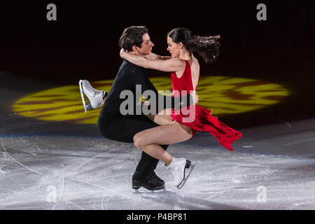 Tessa Virtue / Scott Moir (CAN) d'effectuer à l'exposition Gala de patinage artistique aux Jeux Olympiques d'hiver de PyeongChang 2018 Banque D'Images