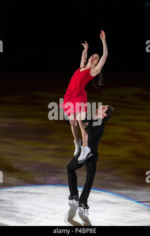 Tessa Virtue / Scott Moir (CAN) d'effectuer à l'exposition Gala de patinage artistique aux Jeux Olympiques d'hiver de PyeongChang 2018 Banque D'Images