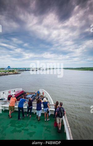 USA (New Jersey), Cape May, à bord du Cape May, NJ-Lewes, Delaware ferry Banque D'Images