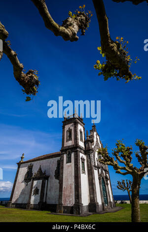 Le Portugal, Azores, Sao Miguel Island, Ponta Delgada, Ermida da Mae de Deus chapelle Banque D'Images